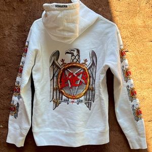 Supreme x Slayer Hooded Sweatshirt Mens Small